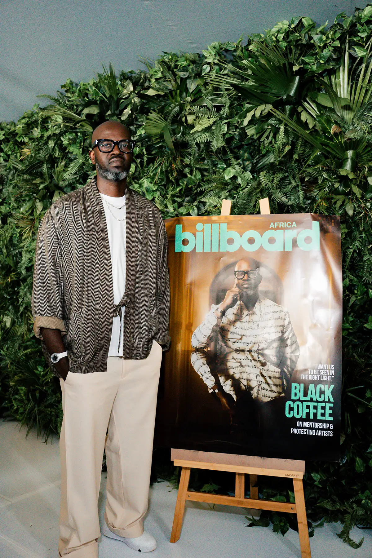 Black Coffee Billboard Africa Cover Launch