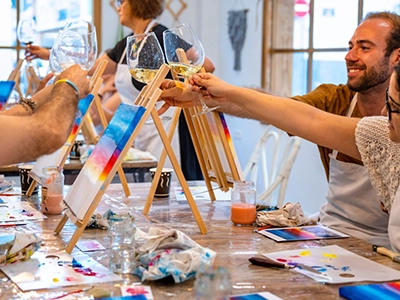 Sip and Paint at Feastivity