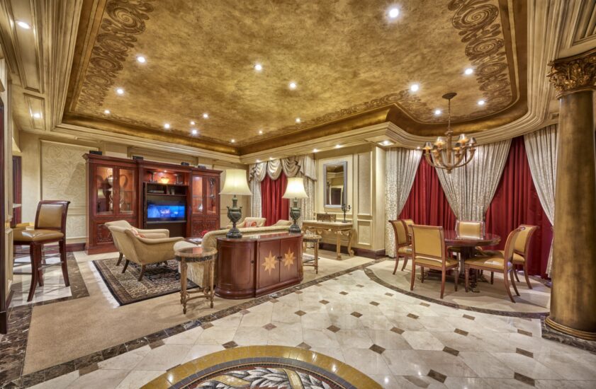 Presidential Suite living room at the D'oreale Grande