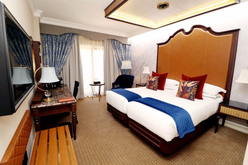 Deluxe Twin room at the D'oreale Grande, Emperors Palace