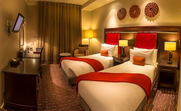 Superior Twin Room with Smart TV at Peermont Mondior