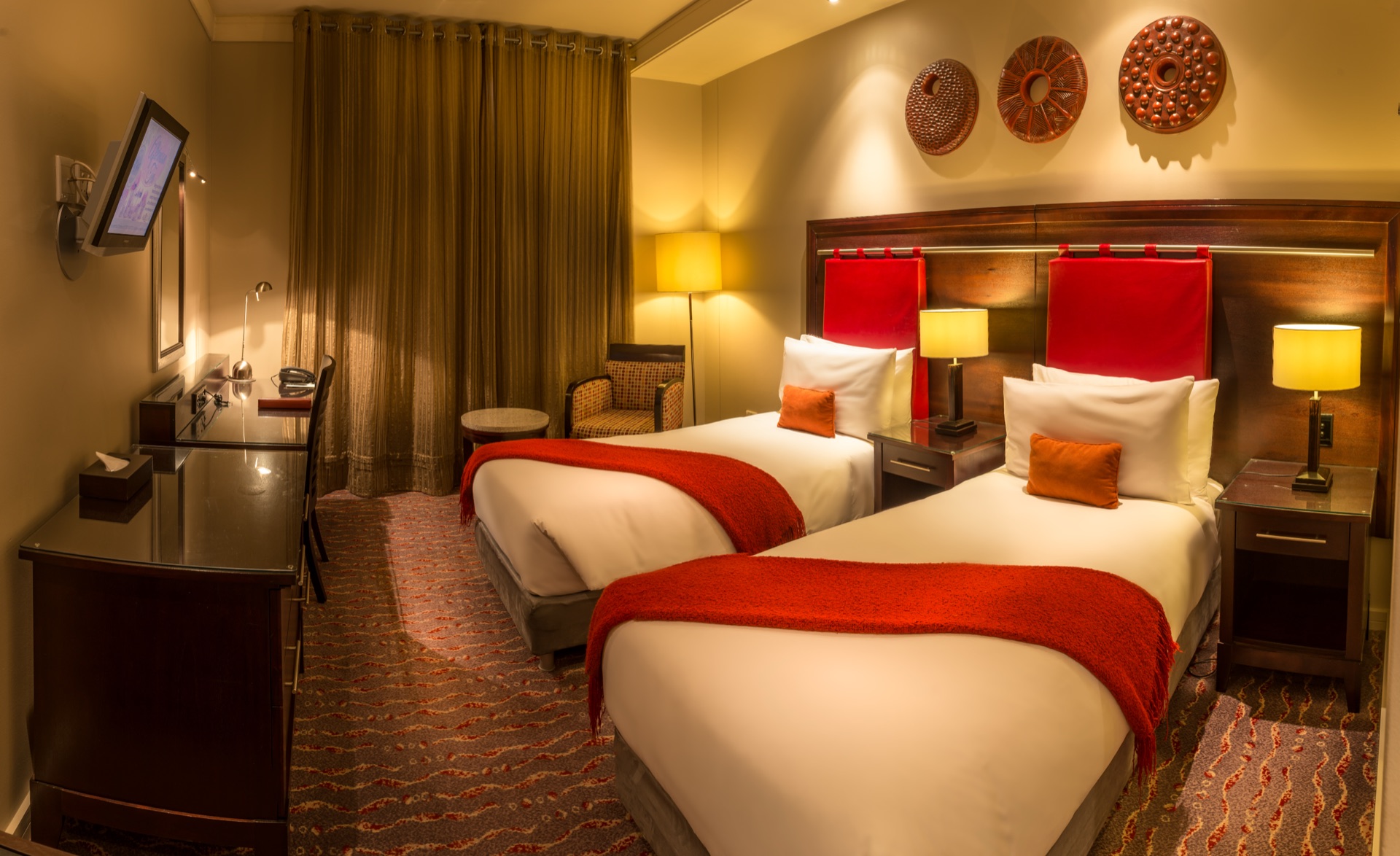 Superior Twin Room with Smart TV at Peermont Mondior